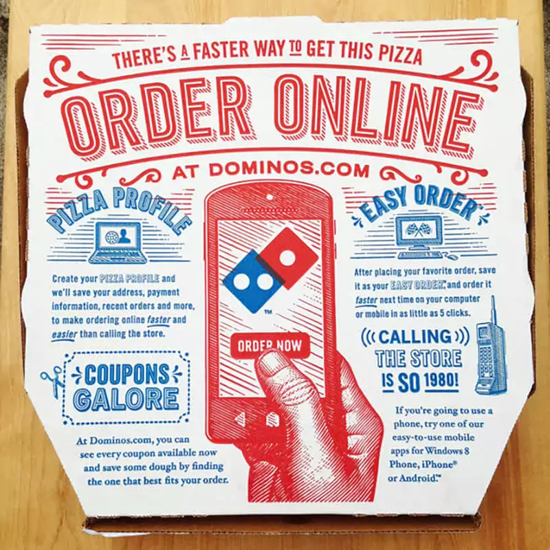 Domino's pizza box