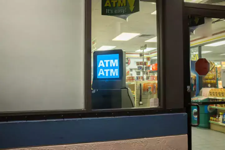 ATM Maching in Store Window